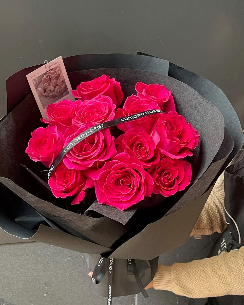 11 Stems Floyd Rose Bouquet|Blush Desire
