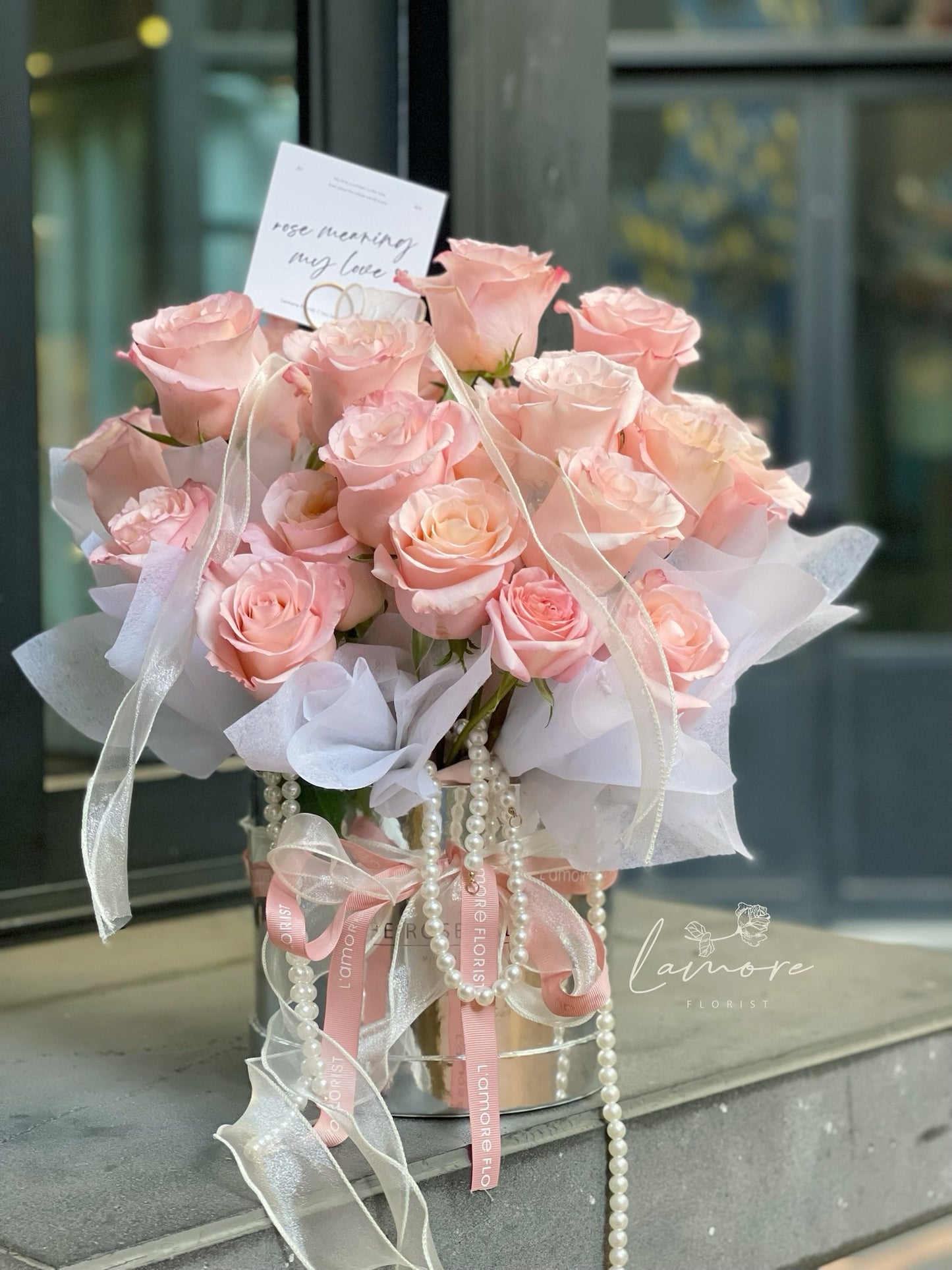 Pink Rose Hat Box