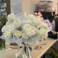 White Rose Hat Box
