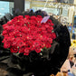 52 Stems Red Rose Bouquet｜Rosé Romance
