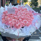 52 Stems Pink Rose Bouquet｜Rosy Whisper