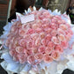 99 Stems Pink Rose Bouquet | Rosy Whisper