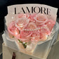 11 Stems Pink Rose Bouquet | Rosy Whisper