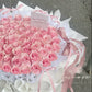 52 Stems Pink Rose Bouquet｜Rosy Whisper