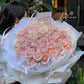 33 Stems Pink Rose Bouquet｜Rosy Whisper