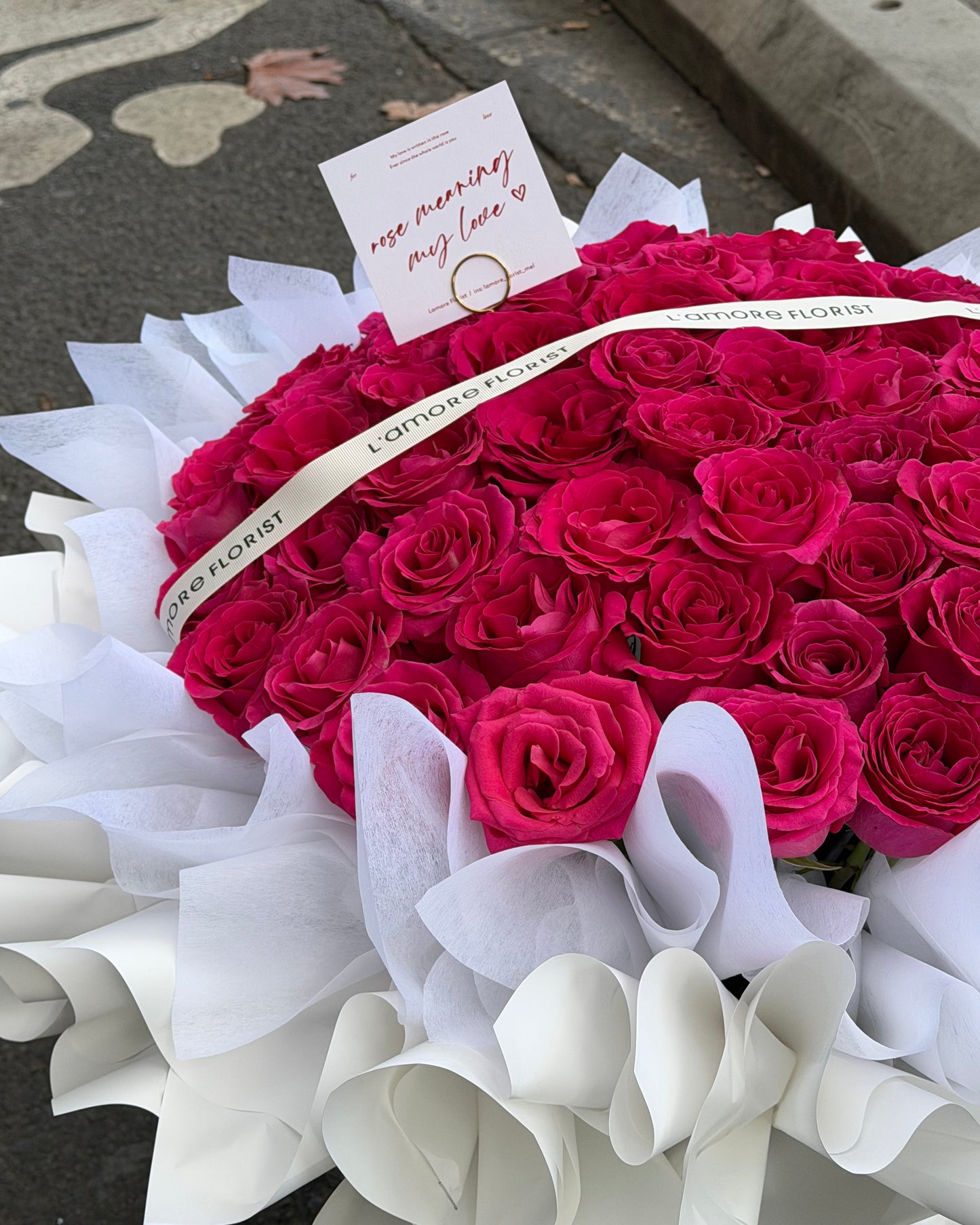 52 Stems Floyd Rose Bouquet | Blush Desire