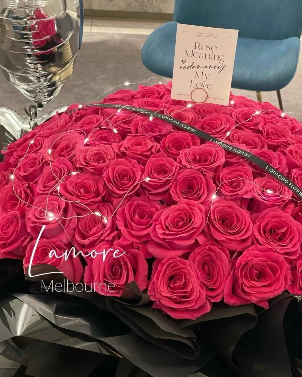 Blush Desire｜52 Stems Floyd Rose Bouquet
